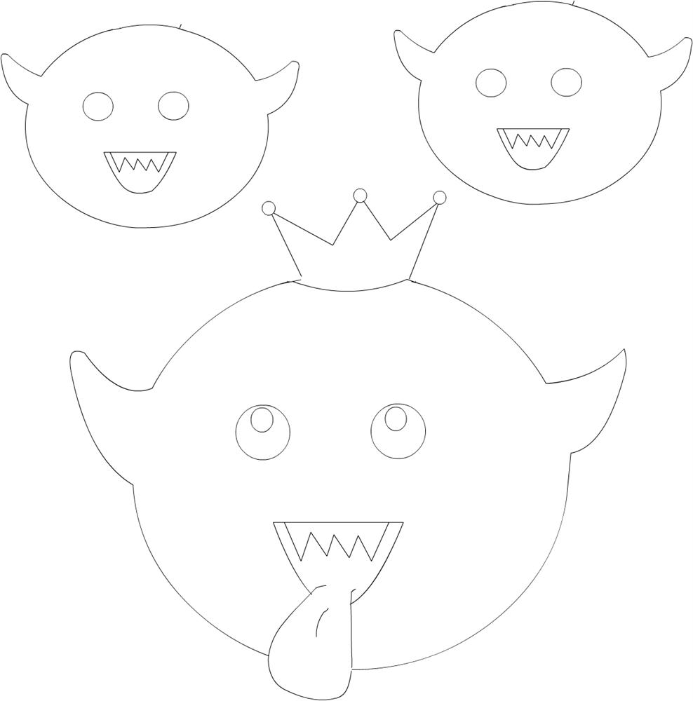 Boo Colouring Pages