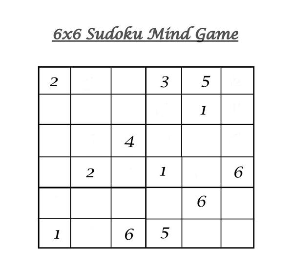 6x6 Sudoku 7