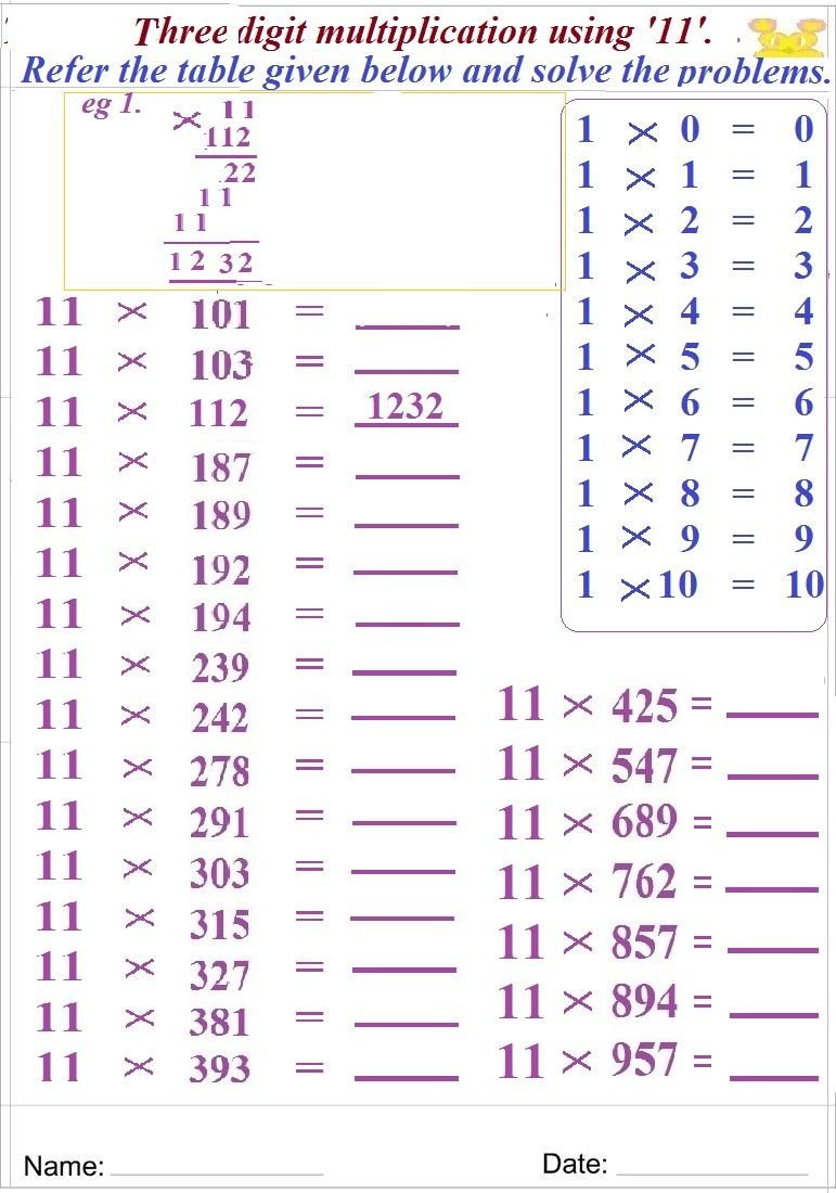  math Beehive Worksheet Multiplication 