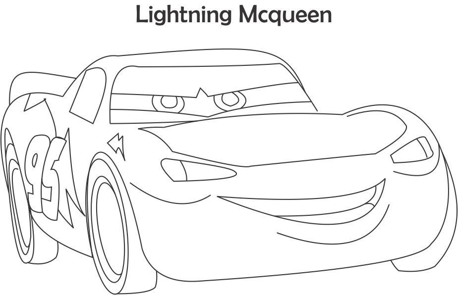 Basic Car Coloring Page