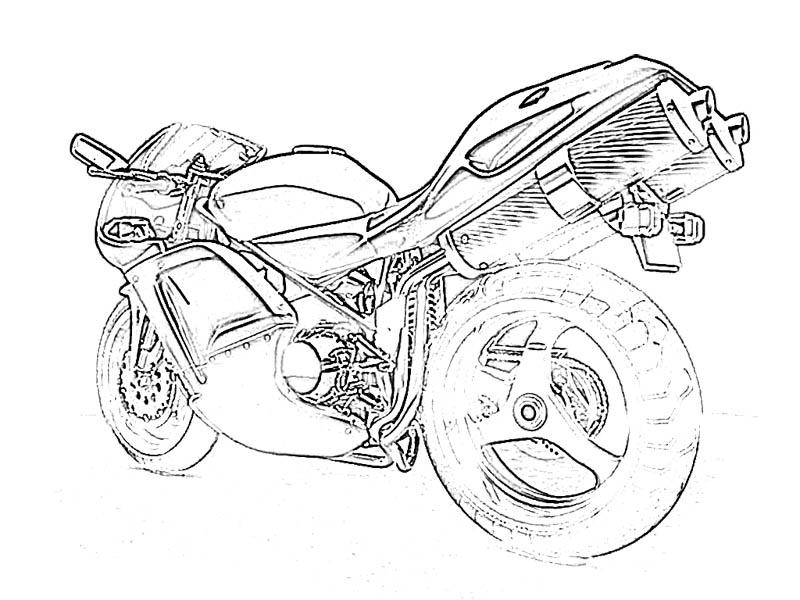 'Types of Motor Vehicles' printable coloring pages for kids20