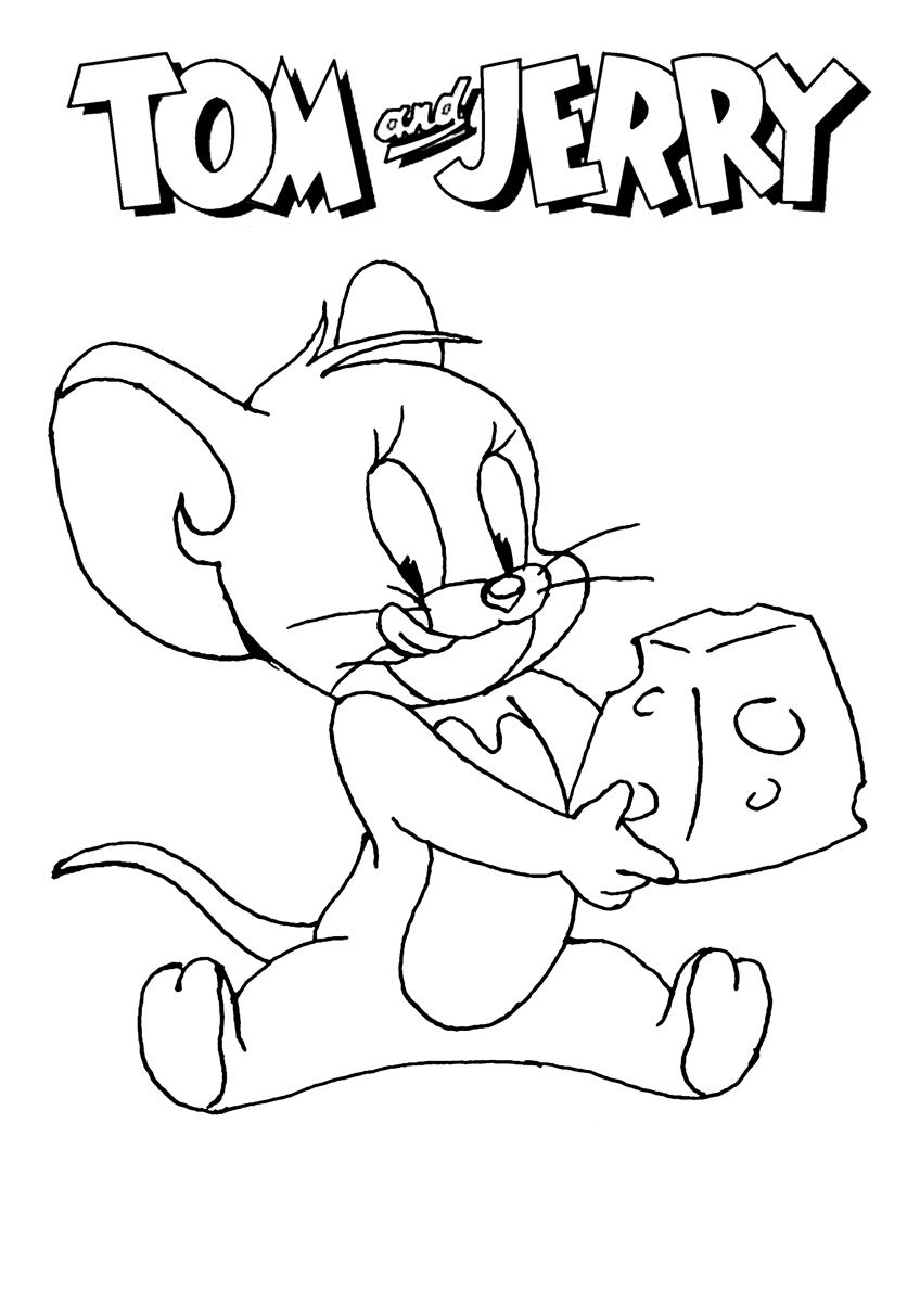 Tom and jerry coloring page-2